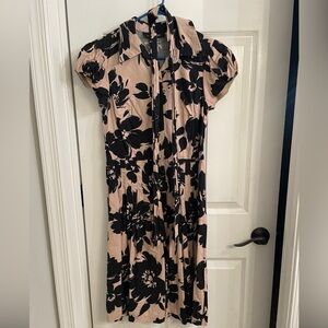 Perceptions floral belt button dress
